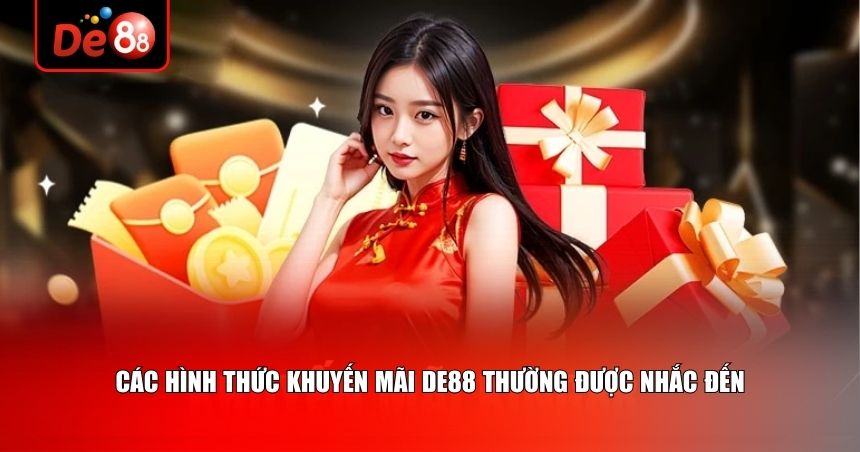 Các hình thức khuyến mãi De88 xuất hiện trên nền tảng