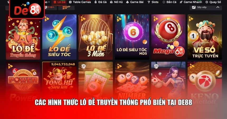 Lô Đề Truyền Thống – Không Gian Trải Nghiệm Số Hóa Chuẩn Tại De88 2 Các hình thức lô đề truyền thống phổ biến tại De88