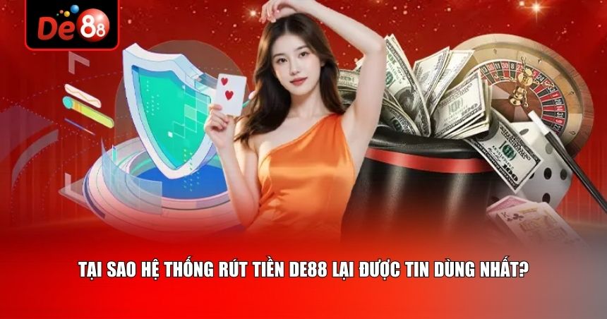 Tại sao hệ thống rút tiền De88 lại được tin dùng 