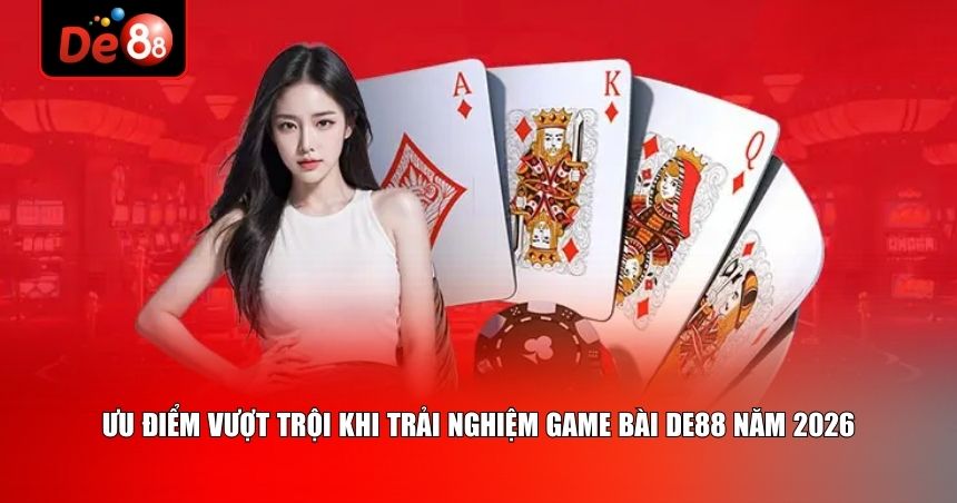 Ưu điểm vượt trội khi trải nghiệm game bài De88